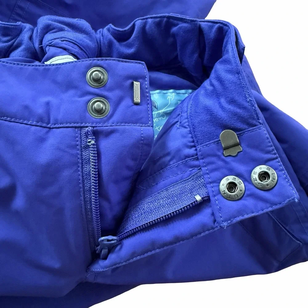 Burton Girls Sweetart Snow Pants Size S 7/8 Blue DryRide Insulated Ski Snowboard